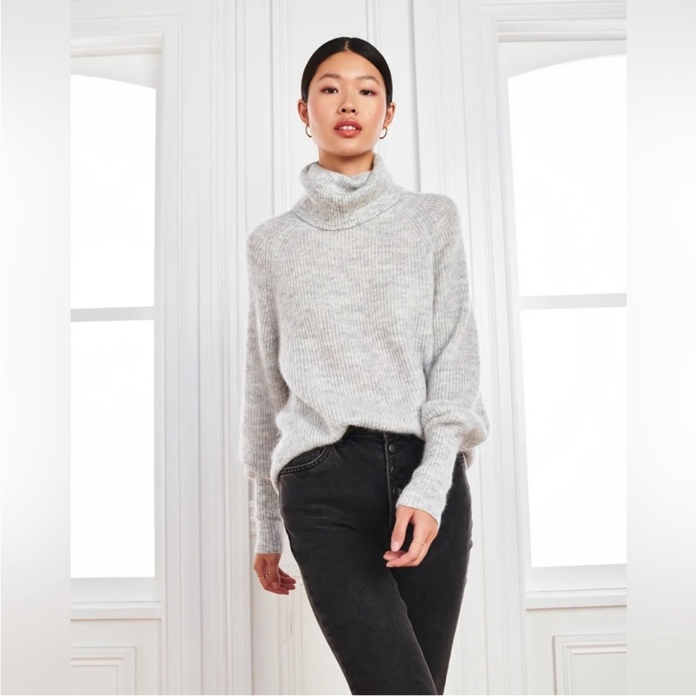 Quince Wool Alpaca Blend Turtleneck - Like New - Size Med